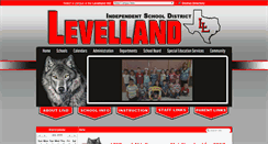 Desktop Screenshot of levellandisd.net